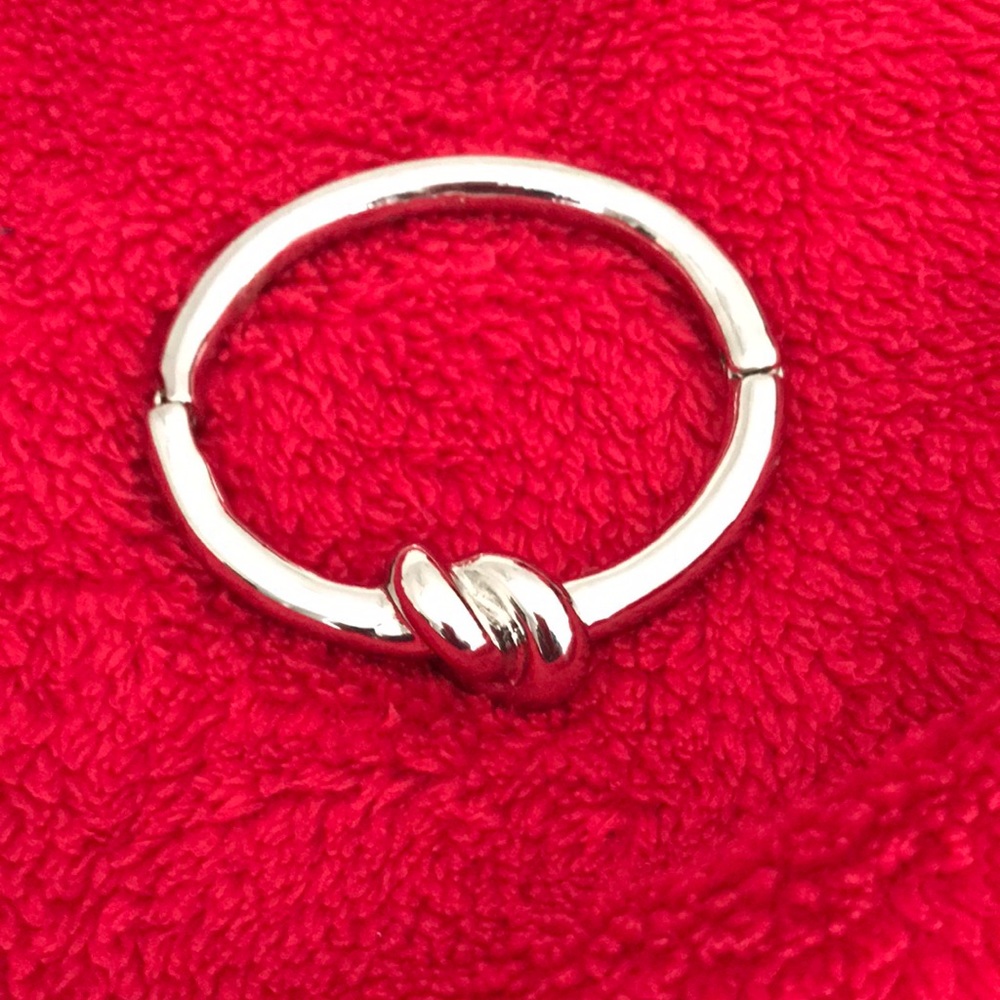 Timeless Silver Knot Bangle